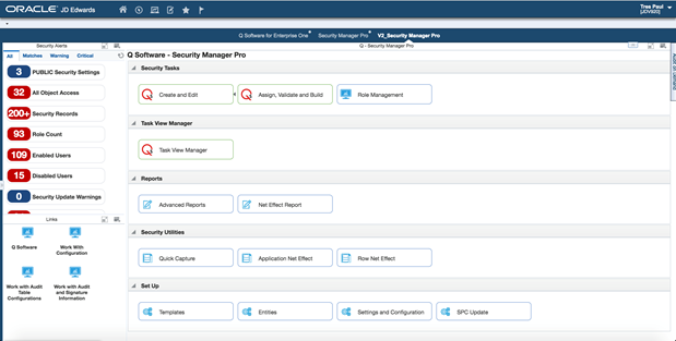 JD Edwards UX One - Security Manager Pro