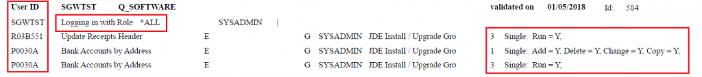 Segregation of Duties Violation Details